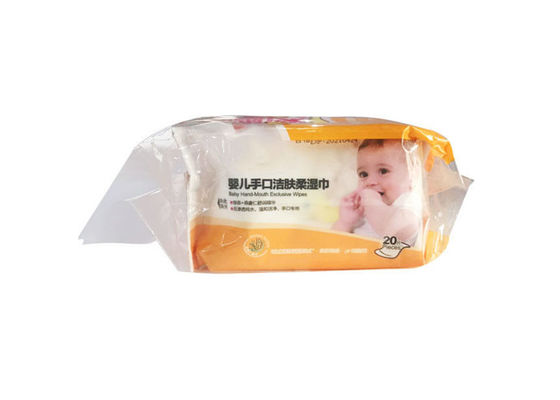 Spunlace Non Woven Baby Wipes ผ้าเช็ดทำความสะอาดสำหรับเด็กที่ไม่มีแอลกอฮอล์