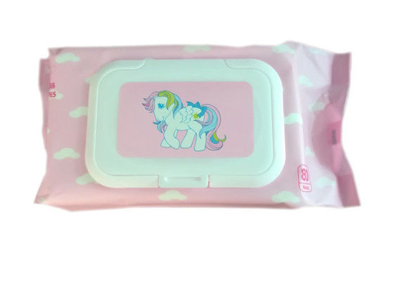 ผ้าเช็ดทำความสะอาดเปียกสำหรับผู้ใหญ่แบบนุ่มพิเศษปราศจากแอลกอฮอล์สำหรับทำความสะอาดผิว