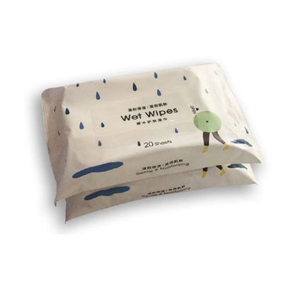 สารสกัดจากน้ำมะพร้าว Spunlace Fresh Scent Adult Wet Wipes