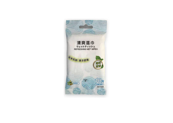 Nonwoven Mint Fragrance Adult Wet Wipes กับน้ำแตงกวา