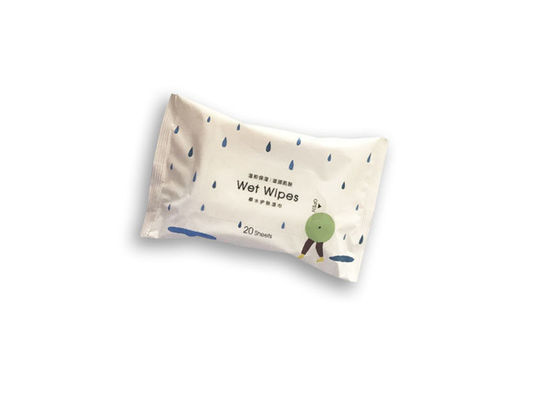 สารสกัดจากน้ำมะพร้าว Spunlace Fresh Scent Adult Wet Wipes